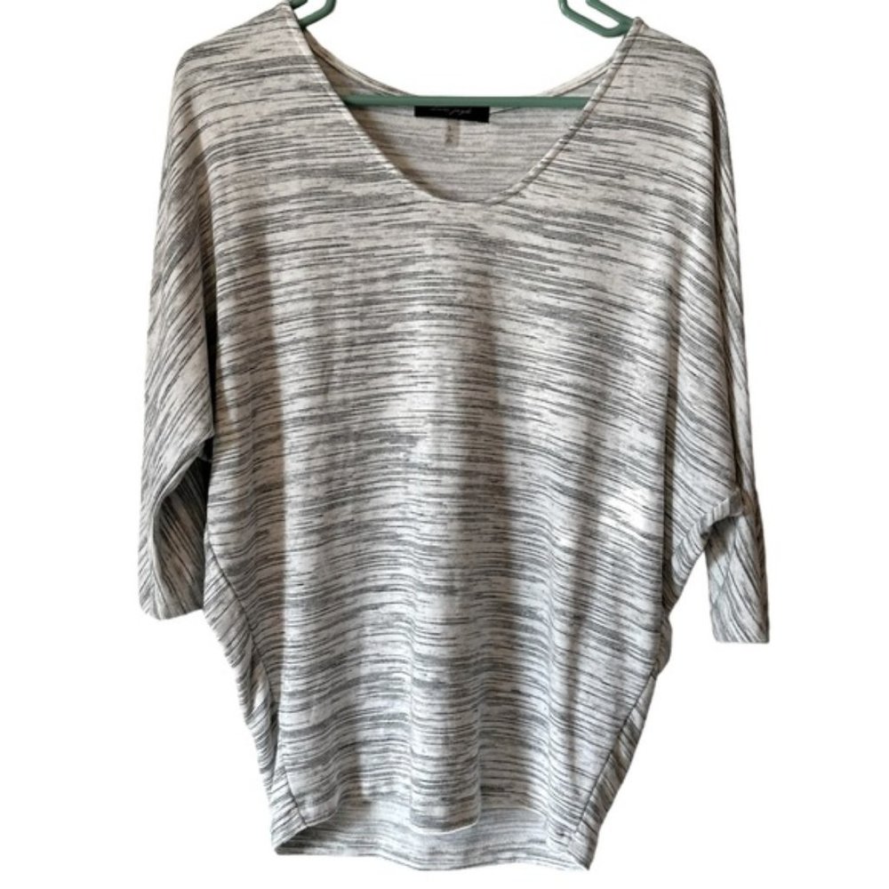 Laila Jayde Gray Space Dye Top Size Small LJT1428